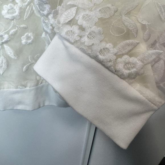 Guillaume Lace Bomber Jacket Ivory - Picture 6 of 8